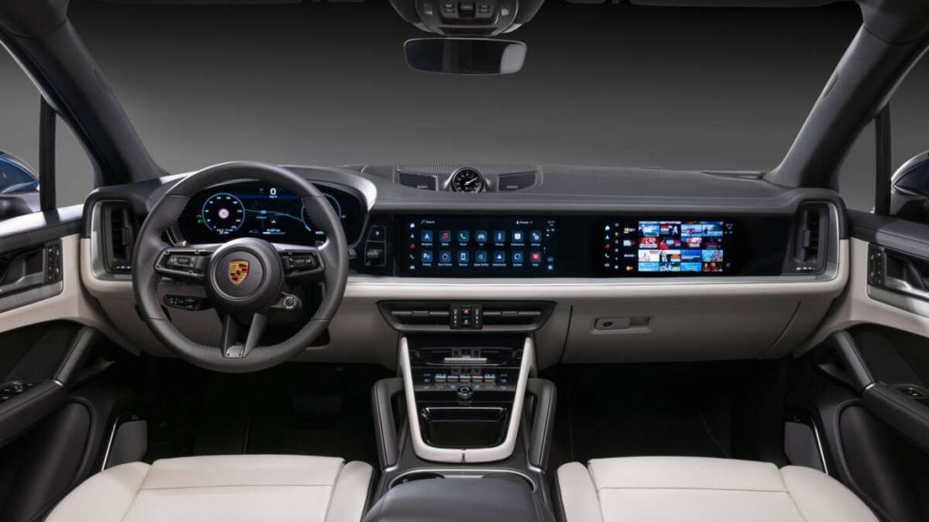 2024 Porsche Cayenne facelift interior revealed before April 18 debut
